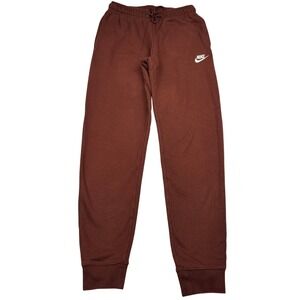 Nike Club Fleece Joggers Womens Extra Small XS Rust Terracotta Brown Sweatpants